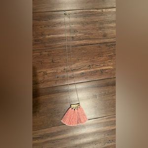 Pink Tassel Necklace